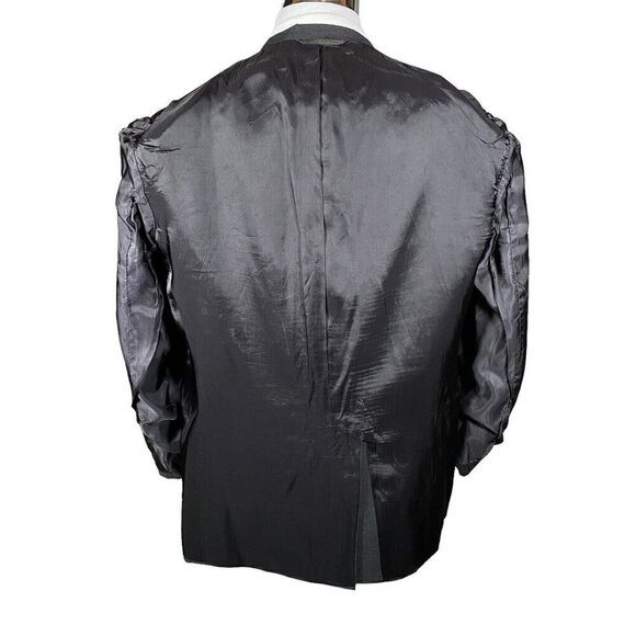 Jack Victor Sport Jacket 41R Loro Piana Zelander Wool Ryder Charcoal Two Button - Picture 10 of 16